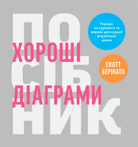 Книга «Хороші діаграми. Поради, інструменти та вправи для кращої візуалізації даних», автор Скотт Берінато