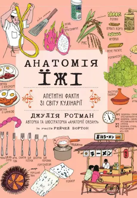 Книга «Анатомія їжі. Апетитні факти зі світу кулінарії», автор Джулія Ротман