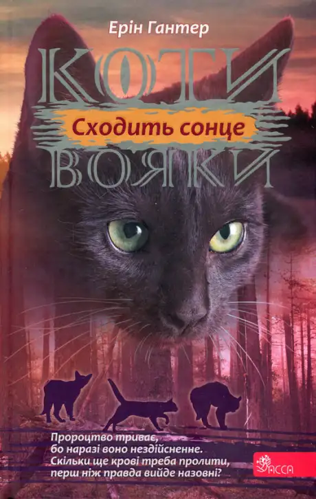 Книга «Коти-вояки. Сила трьох. Книга 6. Сходить сонце», автор Ерін Гантер